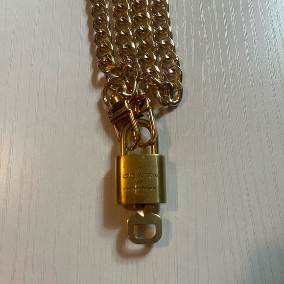 Louis Vuitton Lock & Key on Chain - Picture 2 of 2